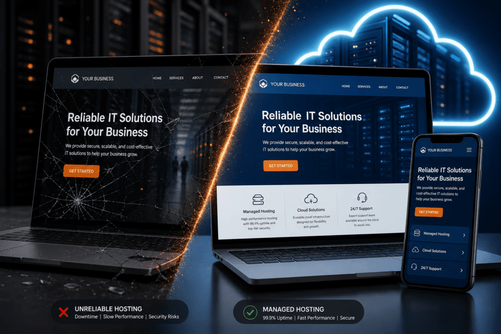 Your Website Is Losing You Clients — Here’s What Managed Hosting Actually Does
