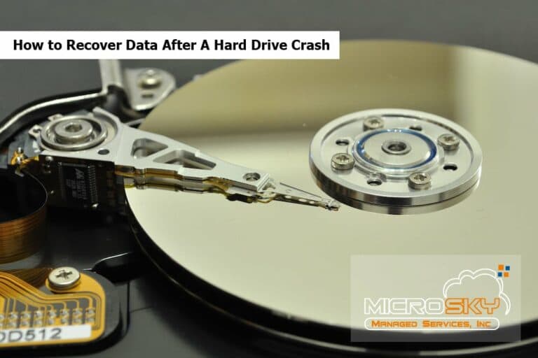 How to Recover Data After A Hard Drive Crash