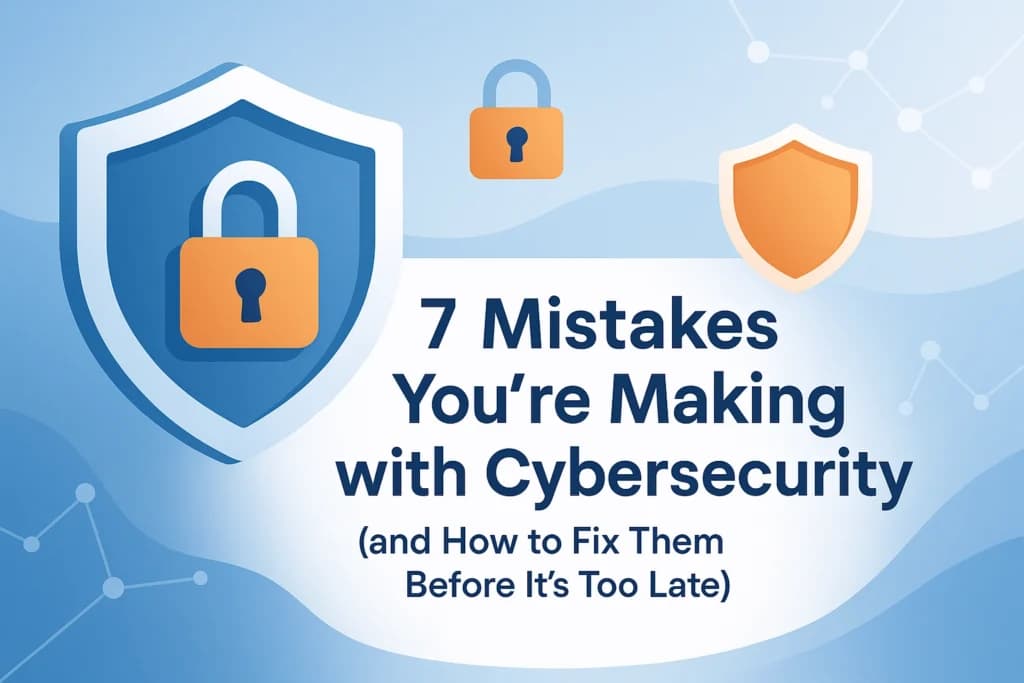 7 Mistakes You're Making with Cybersecurity (and How to Fix Them Before It's Too Late)